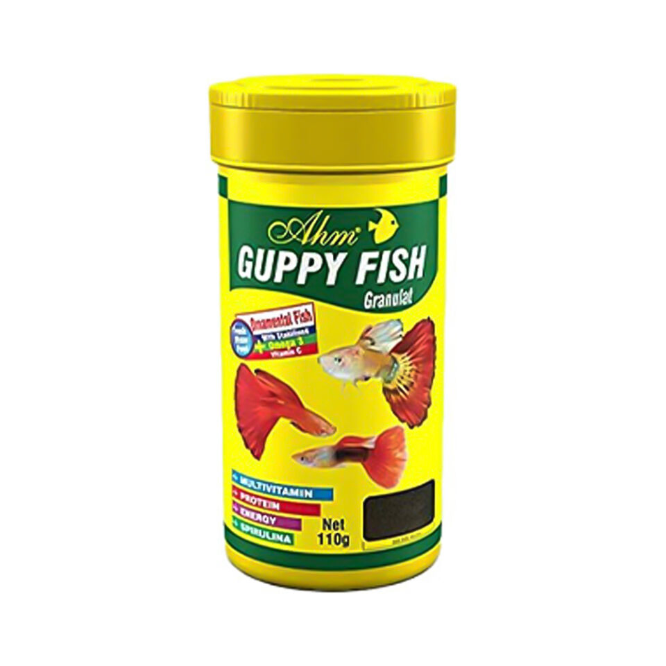 Ahm Guppy Granul Food Balık Yemi (100 ml)