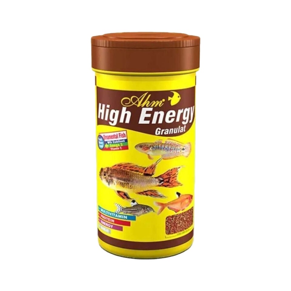 Ahm High Energy Granulat Balık Yemi (100 ml)