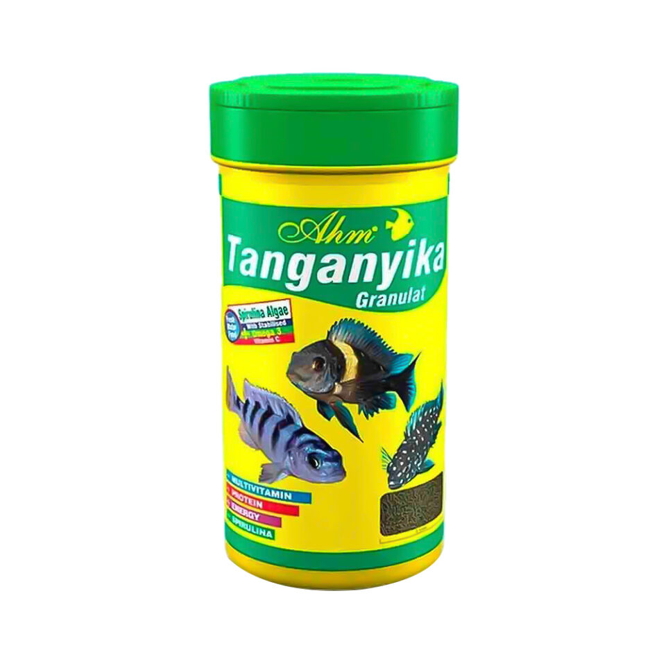 Ahm Tanganyika Green Granulat Bitkisel Balık Yemi (100 ml)