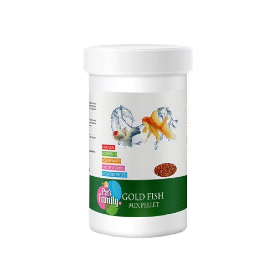 Pet's Family Gold Fish Mix Pellet (250 ml)