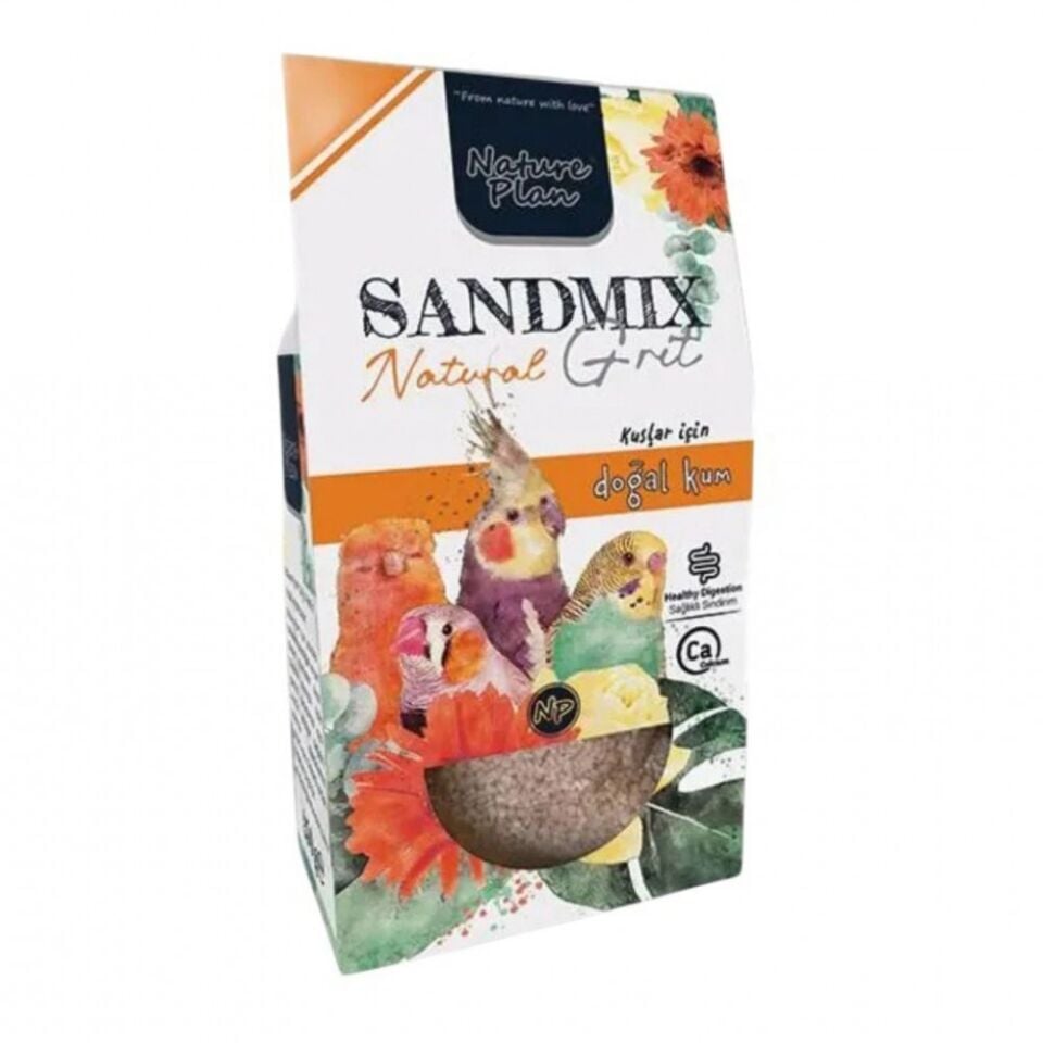 Nature Plan Sandmix Grit Natural Kuş Kumu 250 g