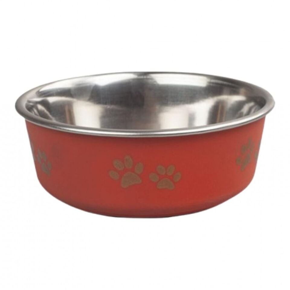 Oripet PfbH Pati Desenli Yavruağzı Mama Su Kabı 17 cm 830 ml