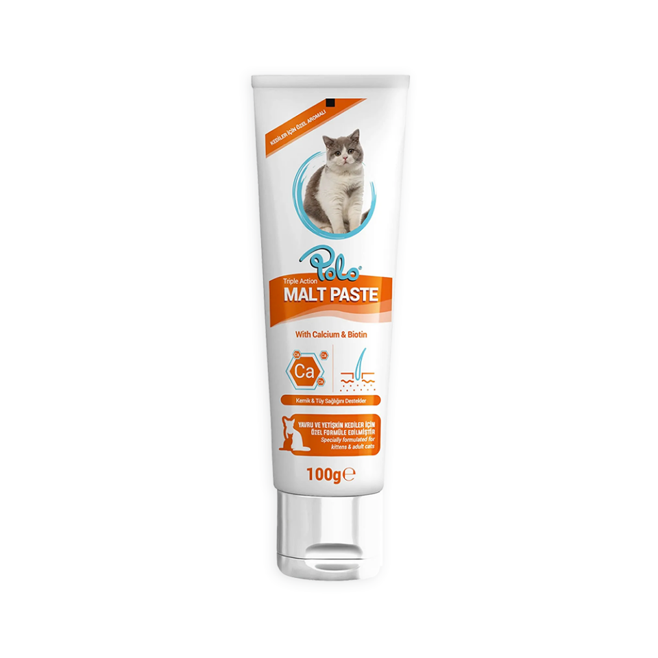 Polo Malt Paste Hairball Kedi Macunu (100 g)
