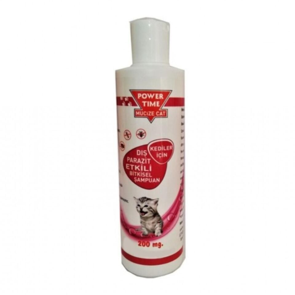 Power Time Dış Parazit Etkili Bitkisel Şampuan 200 Ml