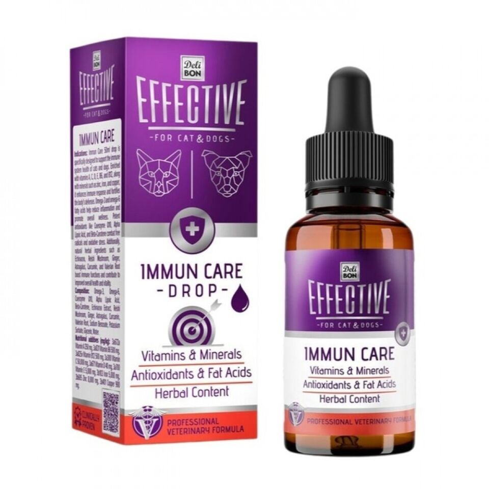 Effective Kedi Ve Köpek Takviye Ürünleri Bağışıklık Sistem Sağlığı 50 Ml