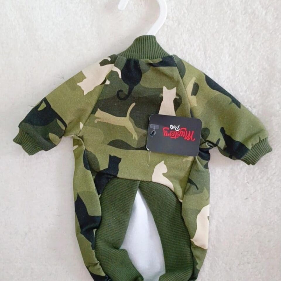 MYSTERY KAMUFLAJ DESEN İNCE SWEAT XS