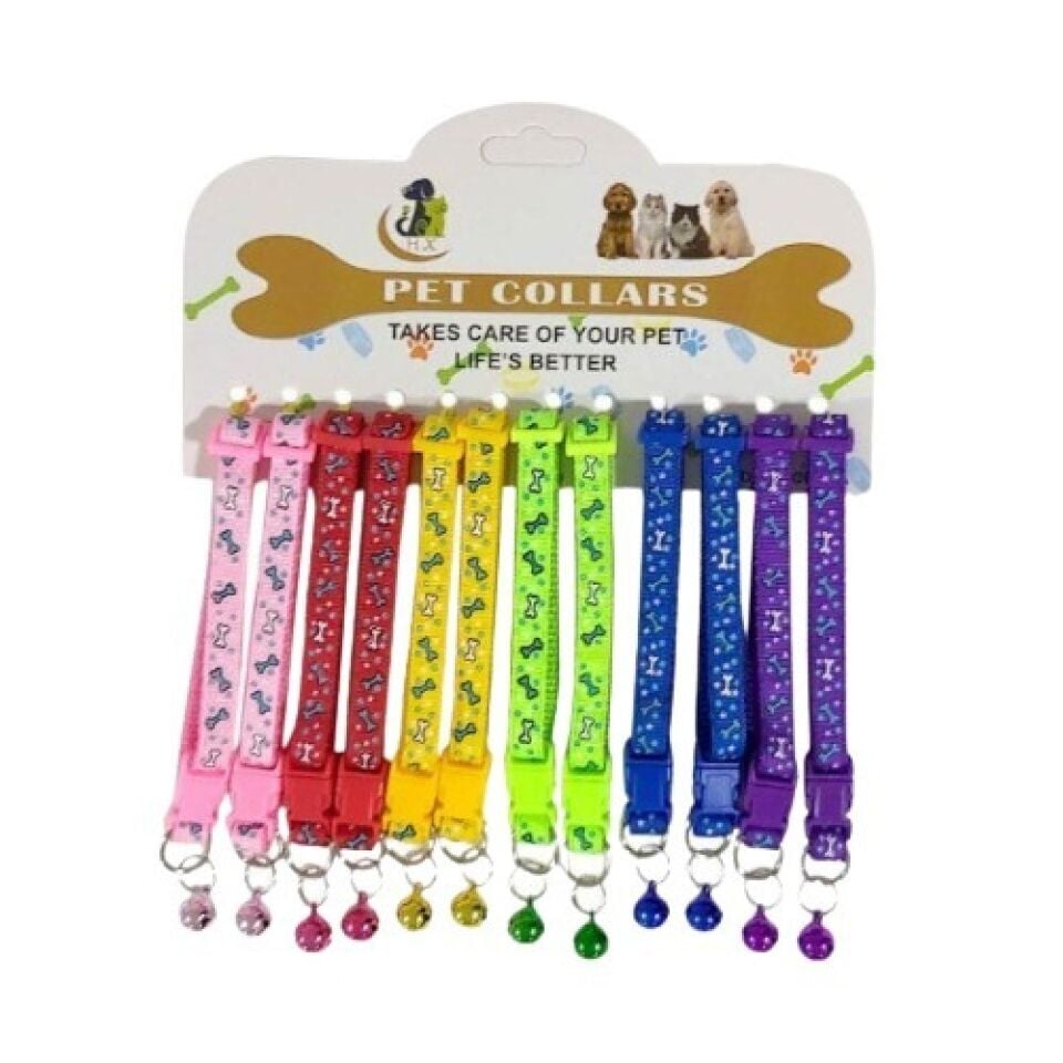 Maxi Life Kemik Desenli Kedi ve Köpek Boyun Tasması