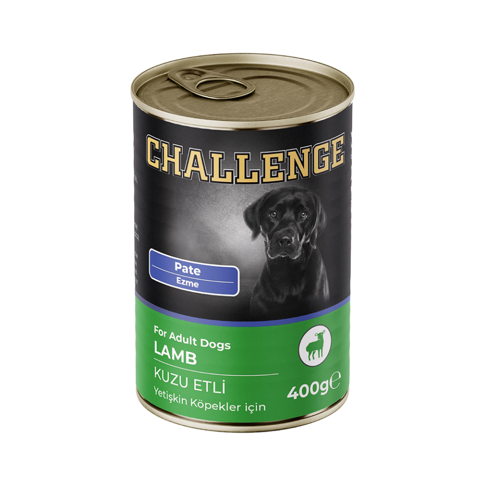 Challenge Pate Kuzu Etli Yetişkin Köpek Konservesi (400 g)