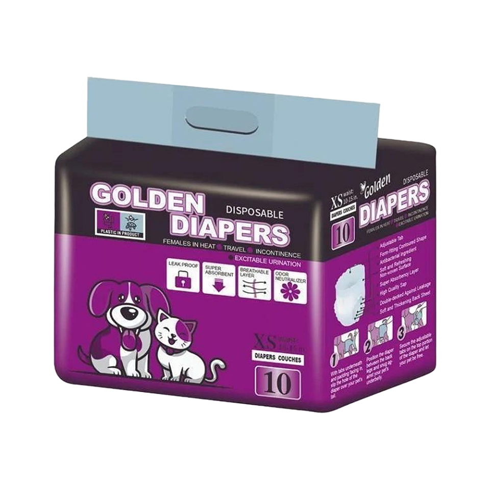 Golden Diaper Köpek Alt Bağlama Bezi (XS)