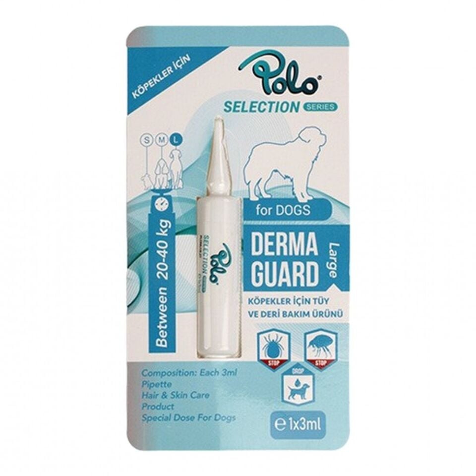 Polo Köpek Tüy Deri Bakım Ürünü Large 3 ml
