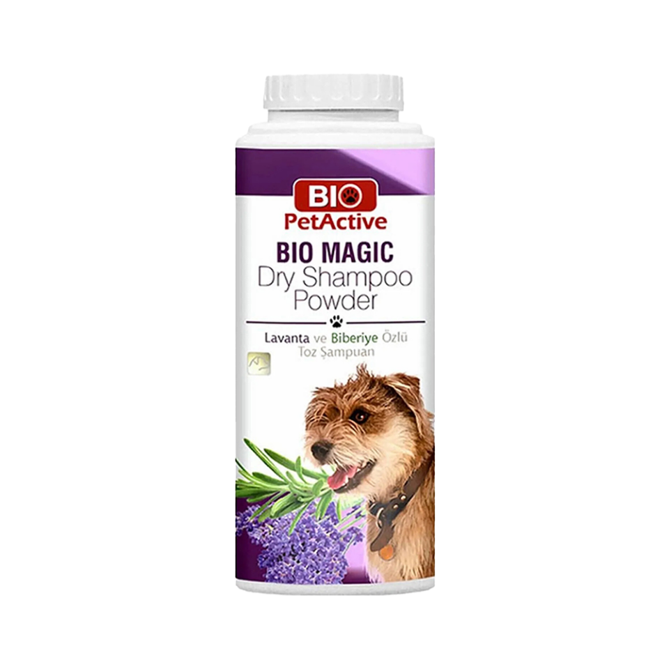 Bio PetActive Lavanta ve Biberiye Özlü Toz Köpek Şampuan (150 g)