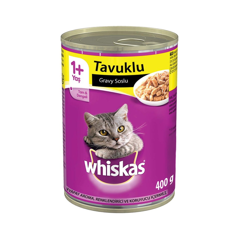 Whiskas Tavuk Etli Yetişkin Kedi Maması (400 g)