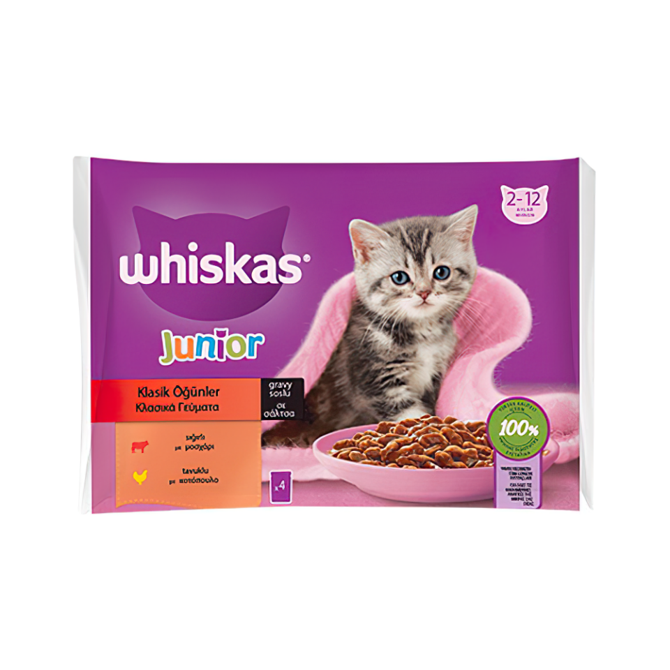 Whiskas Yavru Kedi Pouch Mama (4 x 85 g)