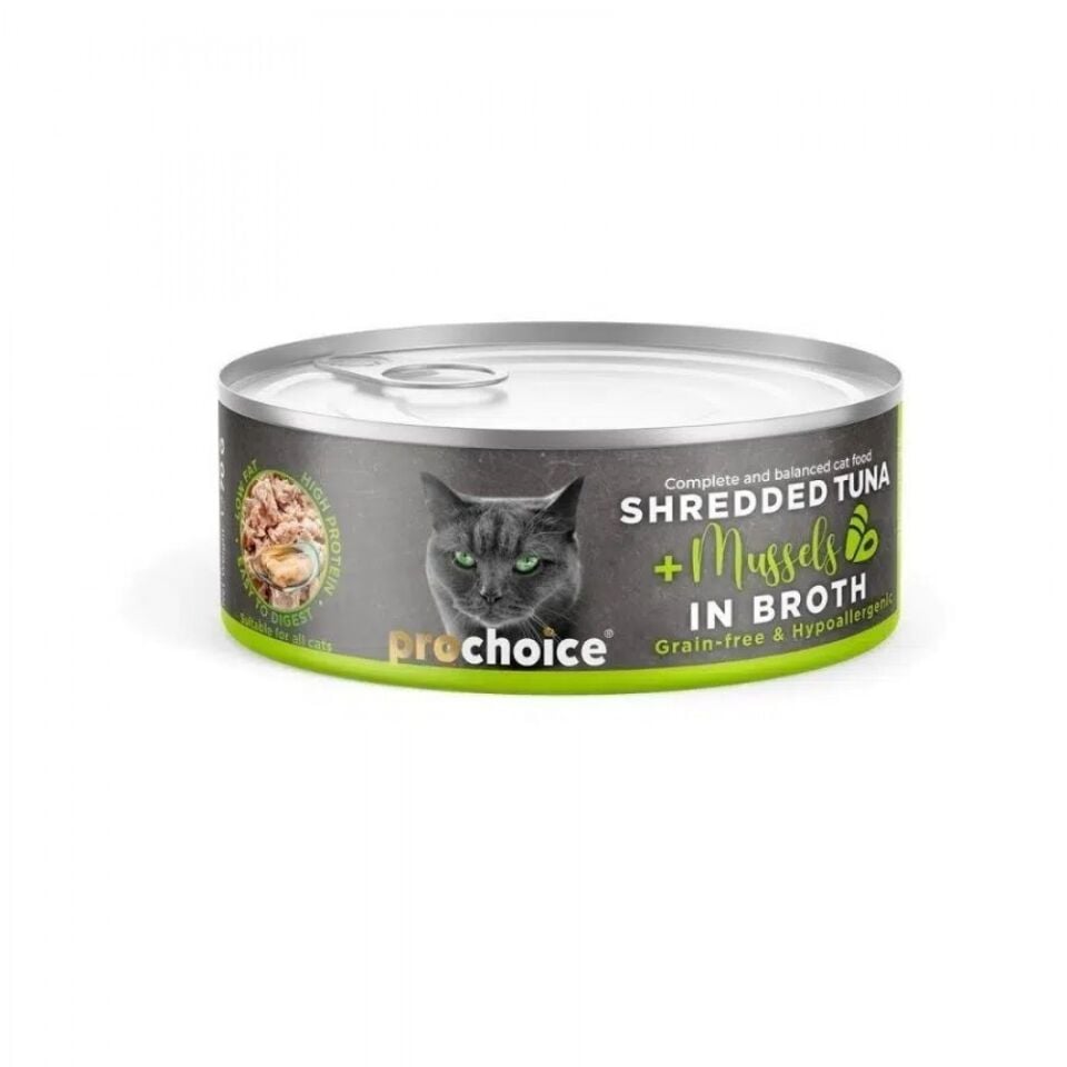 PROCHOICE TUNA&MUSSEL CAT 70GR