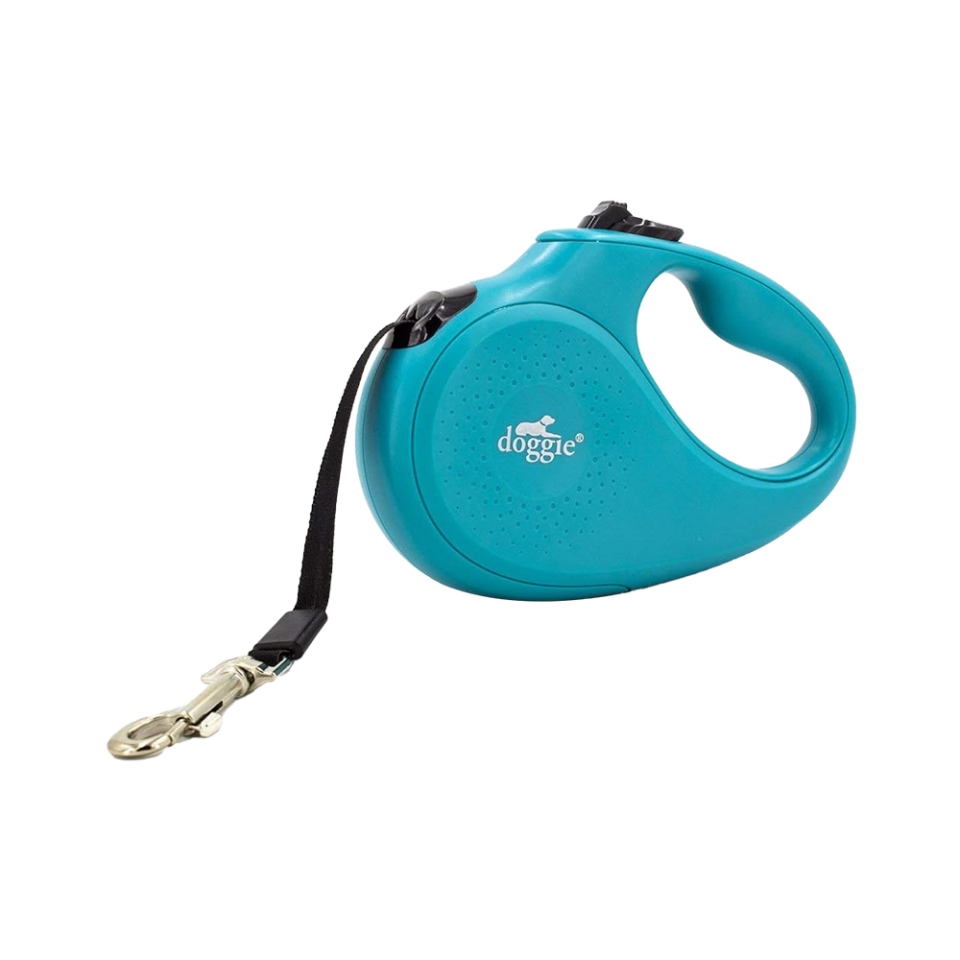 Doggie Master Otomatik Turkuaz Köpek Tasması L (50 kg)
